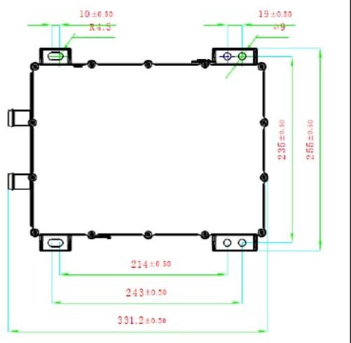 250~420V in 28V out 6KW DC/DC Converter Liquid