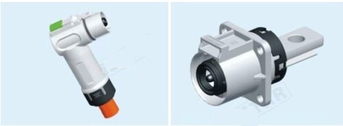 HVC 90° 1POS 10mm Connector (250A series)  |Products|HV Connector