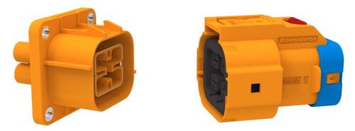4POS High Voltage Plastic Shell Connector With Shield(REL2)