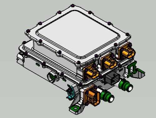 3 in 1 PDU integrated 2.5KWDC/DC converter & 6.6KW Uni-directional OBC Liquid Cooled System  |Products|Combo_(2/3/4) in 1+PDU|3 in 1