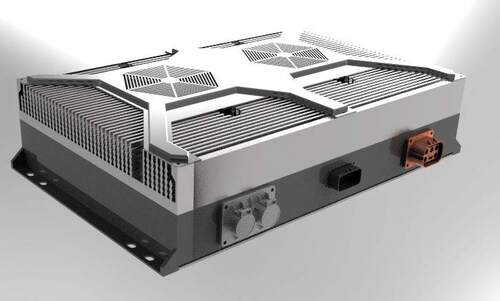 Input 380Vac Output 400Vdc 10KW On Board Charger Fan